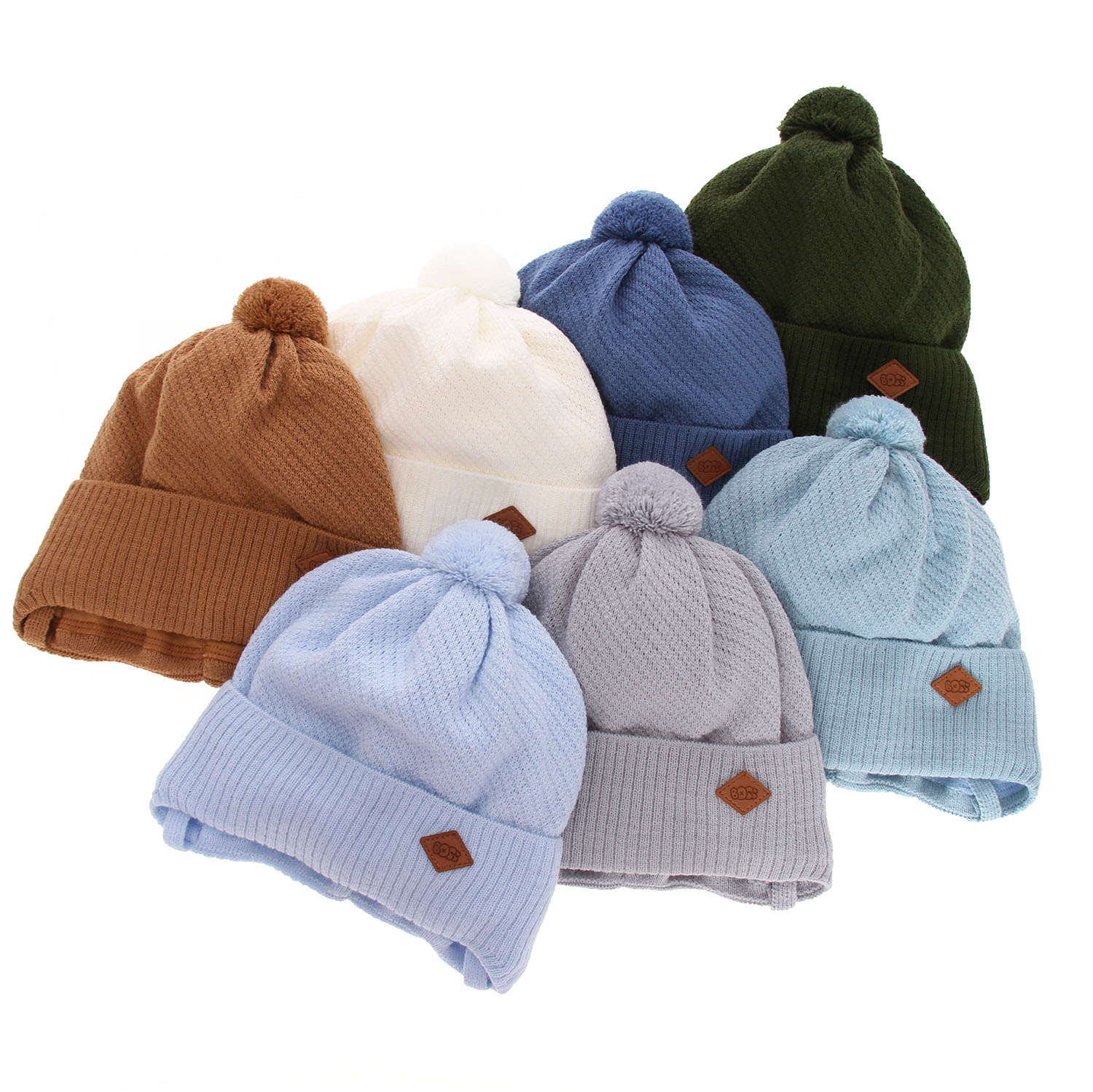 Pojke höst/vår mössa, blå, med knytband, Halmin