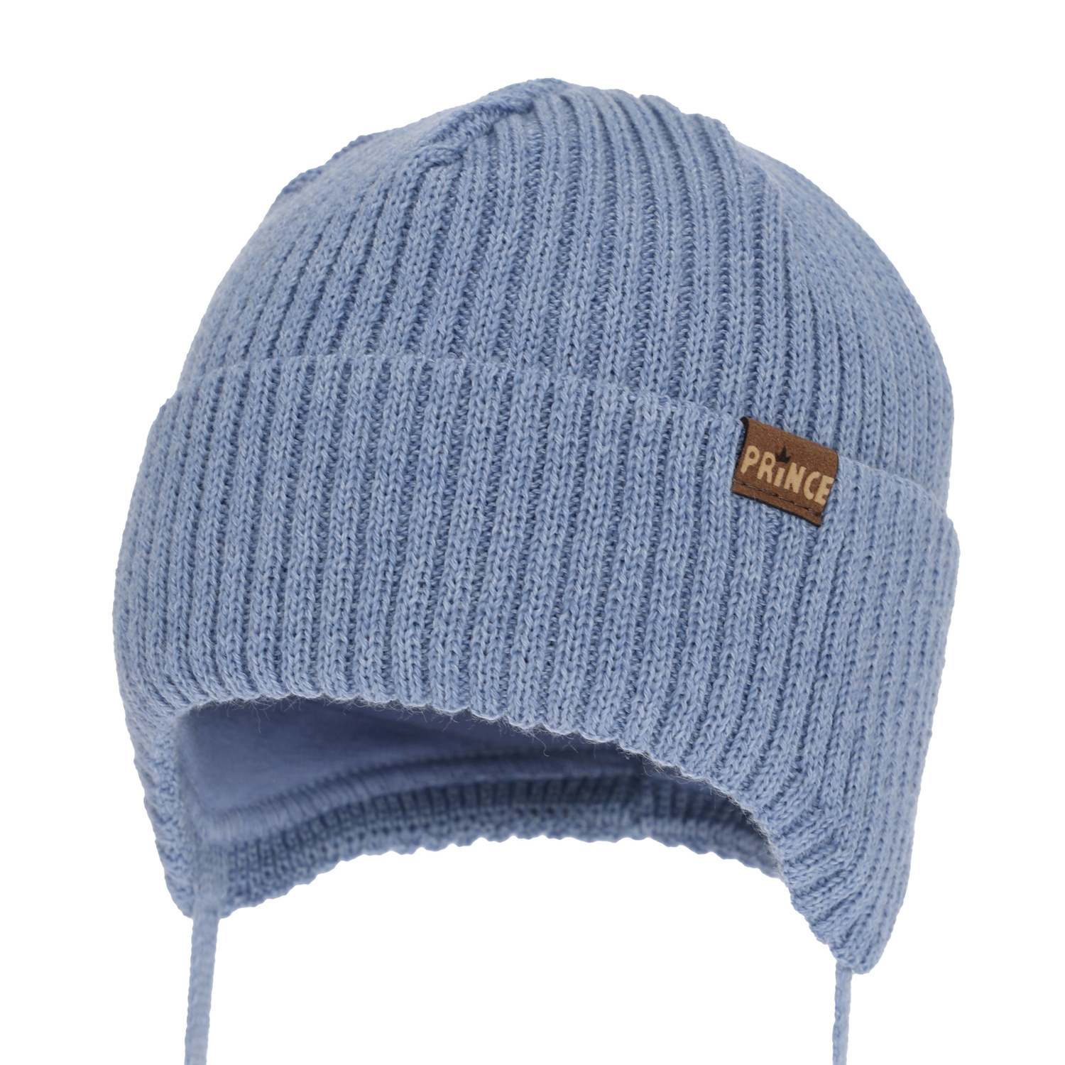 Pojke vintermössa, med knytband, med merinull, blå, Puser