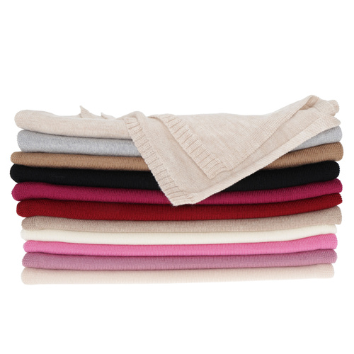 Dam vinter halsduk, beige, 100% Merino Ull, Elonia