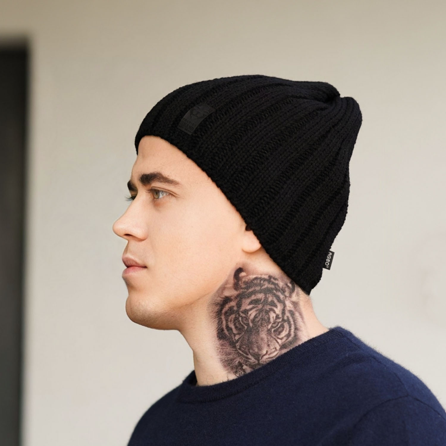 Herr vintermössa, svart, Derek