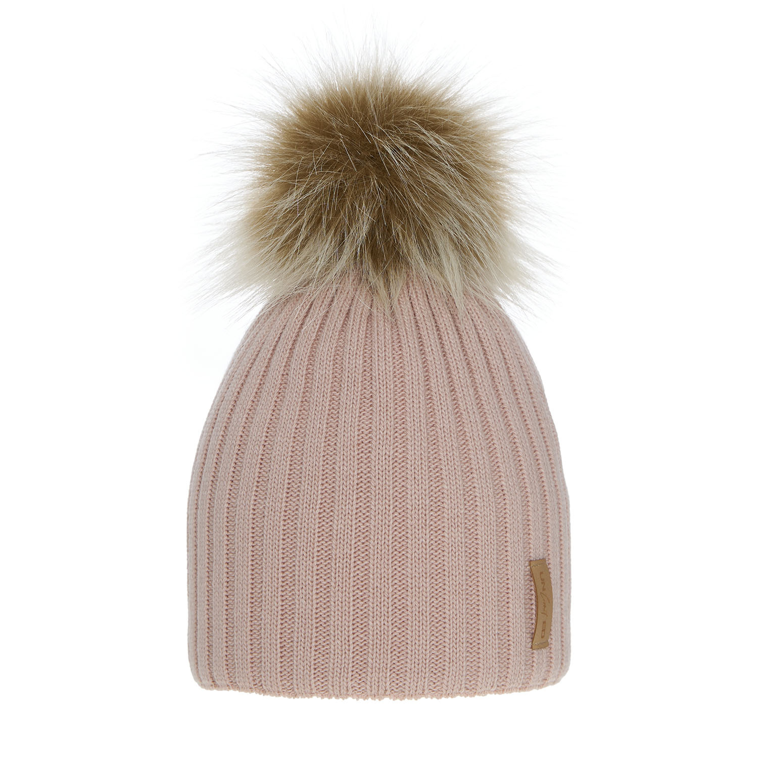 Flicka vintermössa, rosa, med pompom, Werbena