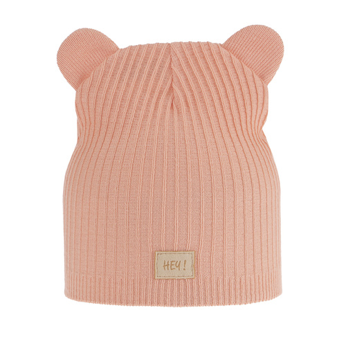 Flicka höst/vår mössa, orange, med bomull, Clarisa