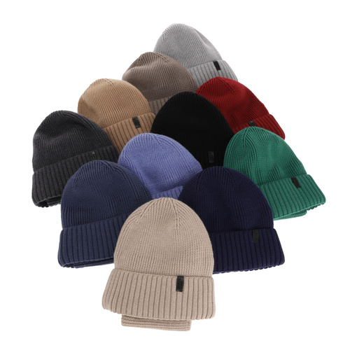 Pojke vinter set: mössa och tubhalsduk, 100% Merino Ull, fodrad med merinull, smaragdgrön Harbin