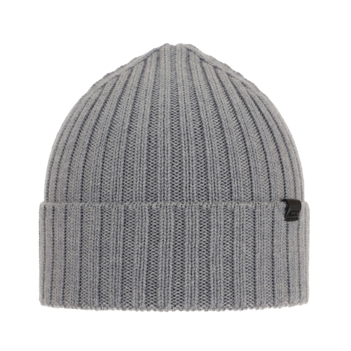 Herr vintermössa, ljusgrå, 100% Merino Ull, Nathan