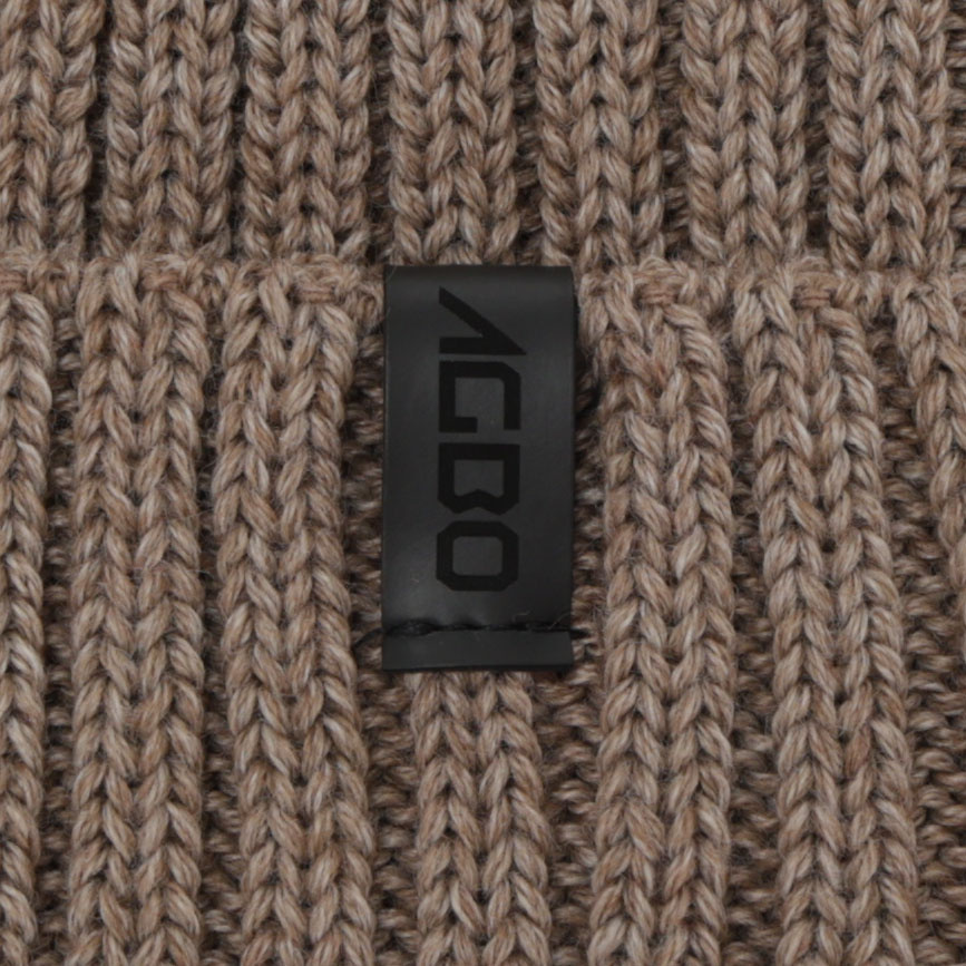 Herr vintermössa, brun, med merinull, Tyrol