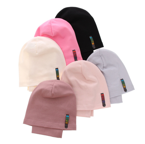 Flicka höst/vår set: mössa och tubhalsduk, creme, fodrad med bomull, Flores