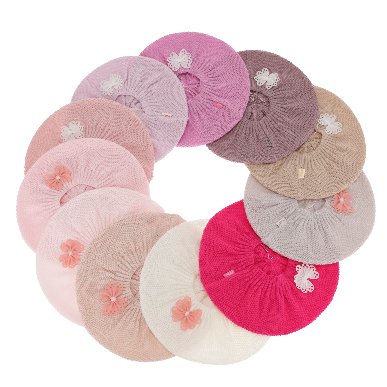 Flicka höst/vår basker, rosa, Costanza