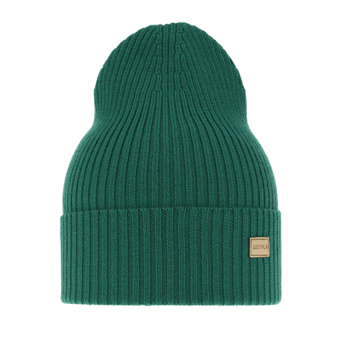 Dam vinter, vår mössa, grön, 100% Merino Ull, Sophie