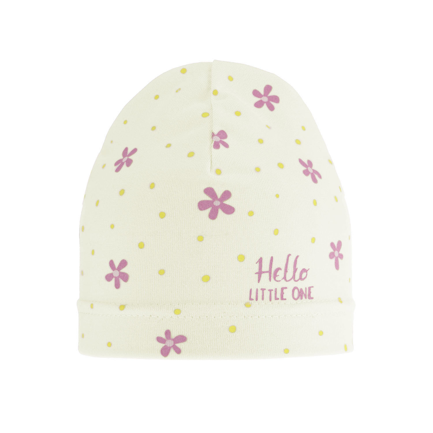 Flicka höst/vår mössa, creme, Nila
