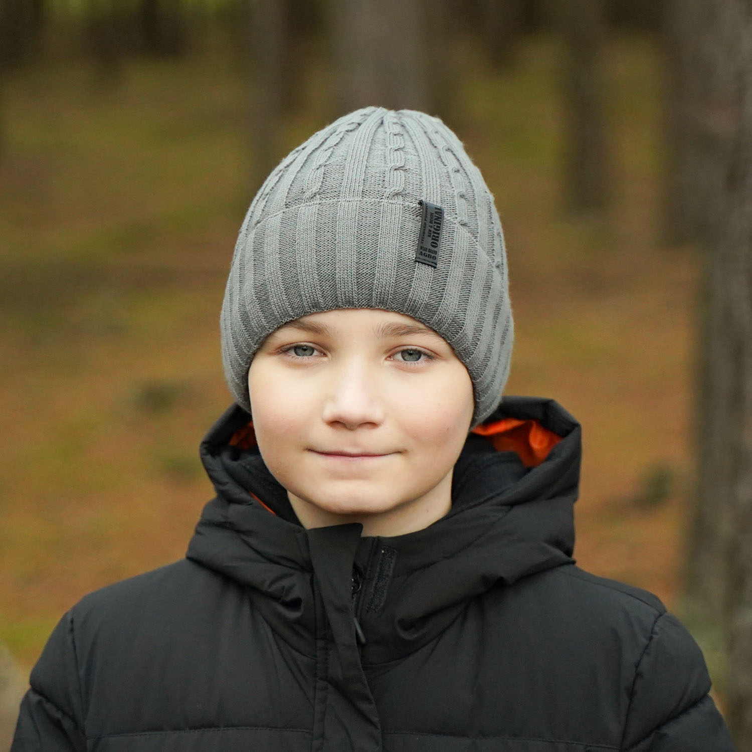 Pojke vintermössa, khaki, Lucas