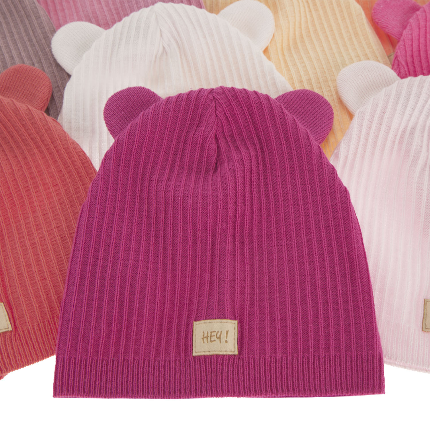 Flicka höst/vår mössa, orange, med bomull, Clarisa