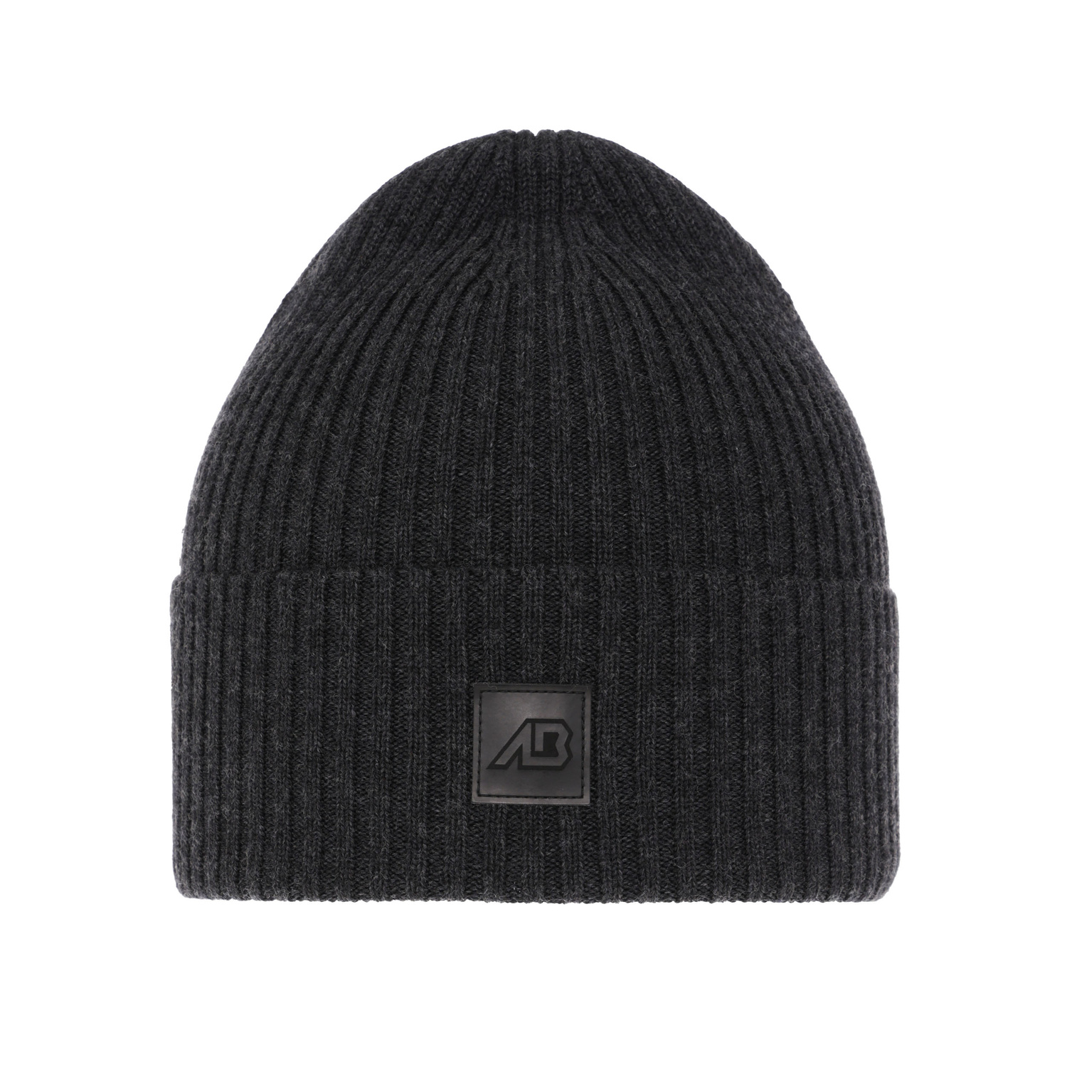 Herr vintermössa, mörkgrå, 100% Merino Ull, Matias