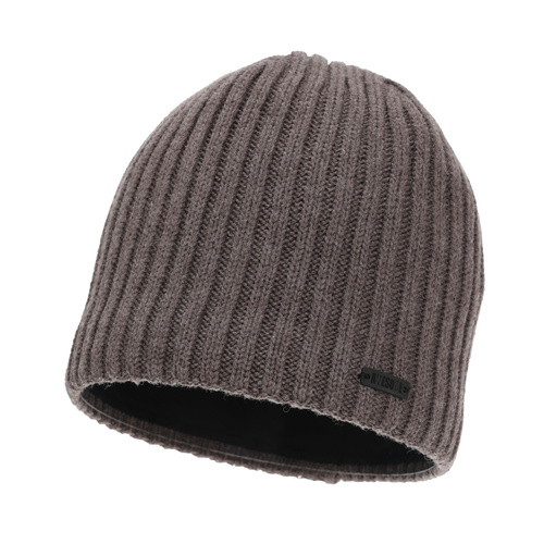 Herr vintermössa, beige, med merinull, Adagio