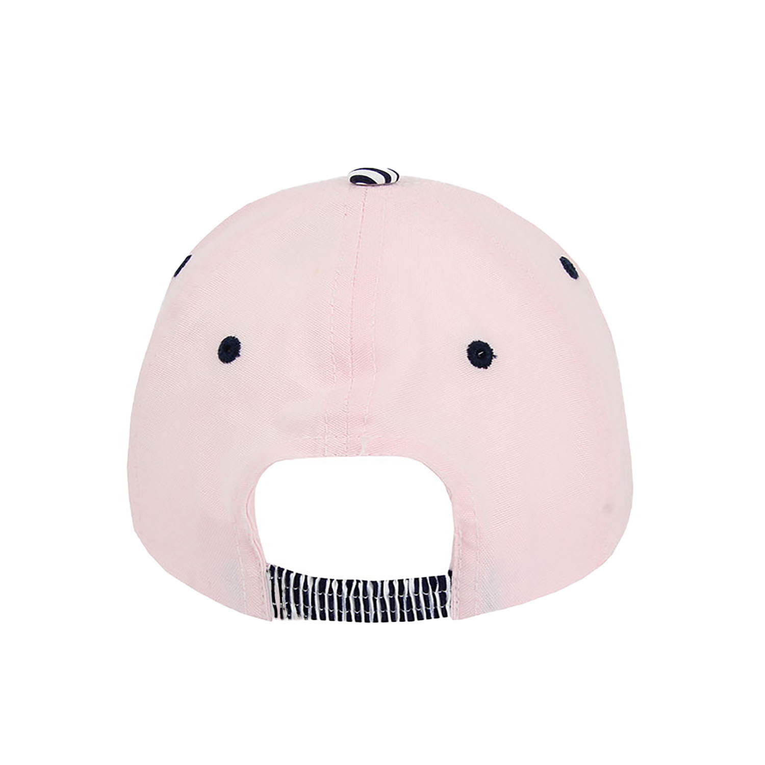 Flicka keps vår, rosa, med randigt skärm, Ala