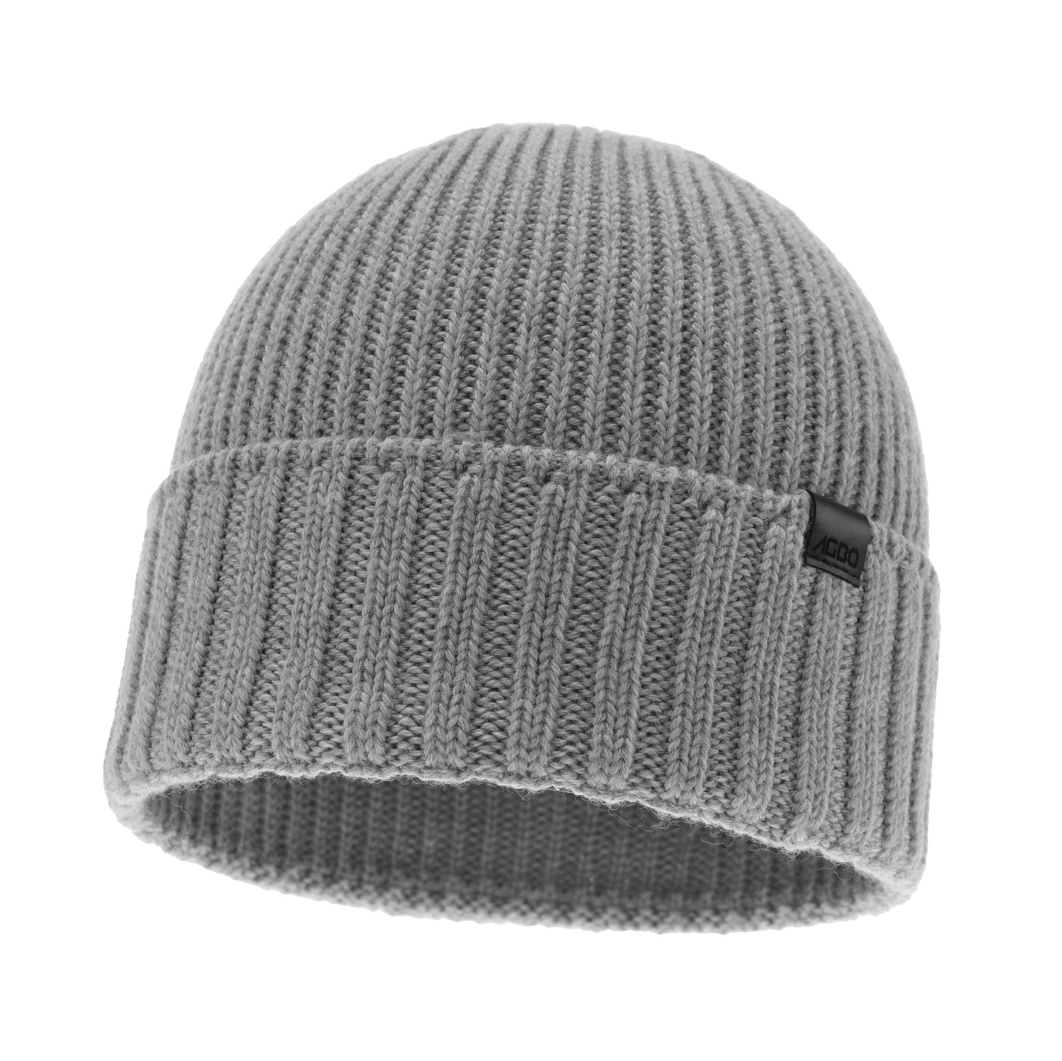 Herr vintermössa, grå, 100% Merino Ull, sömlös, Bruner