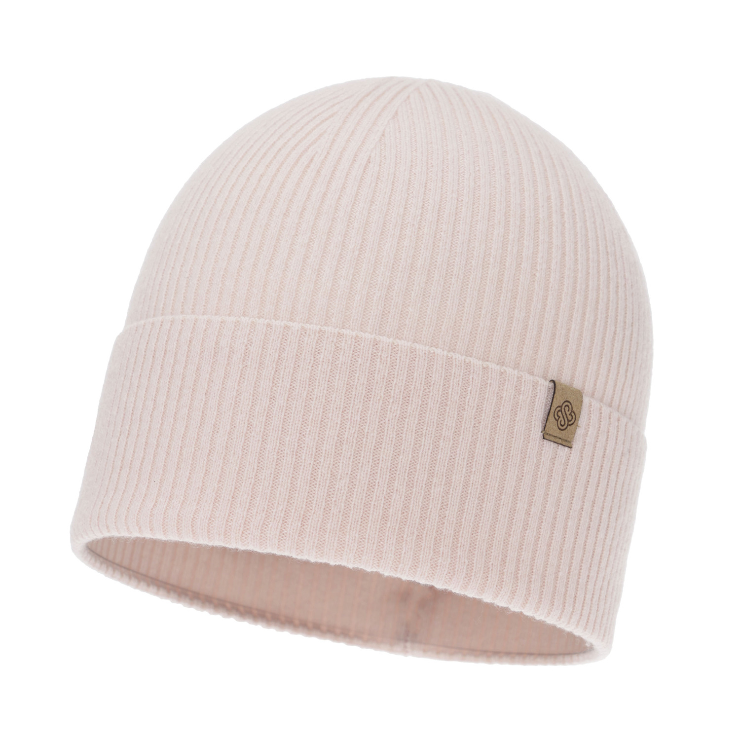 Dam höst/vår mössa, ljusrosa, med merinull, Alineta