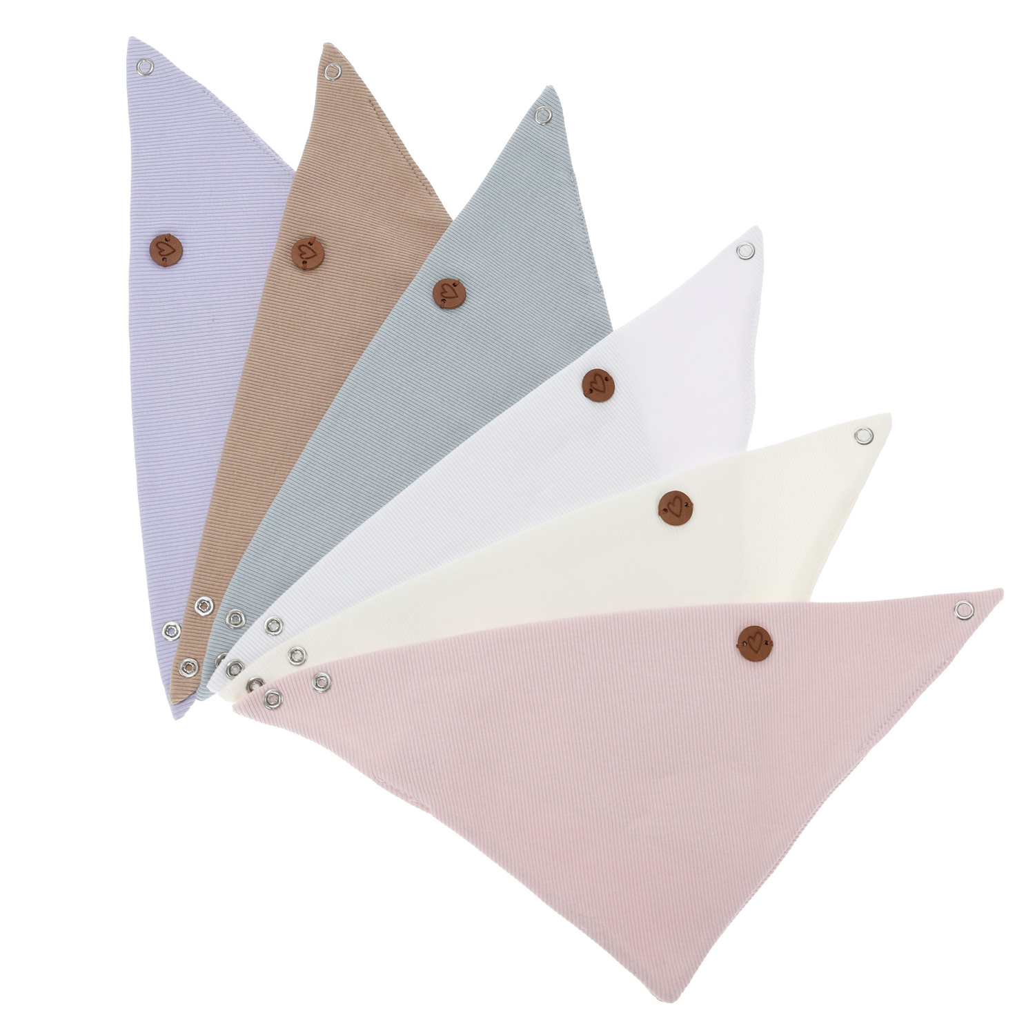 Flicka höst/vår huvudduk, vit, bomull, Lucy