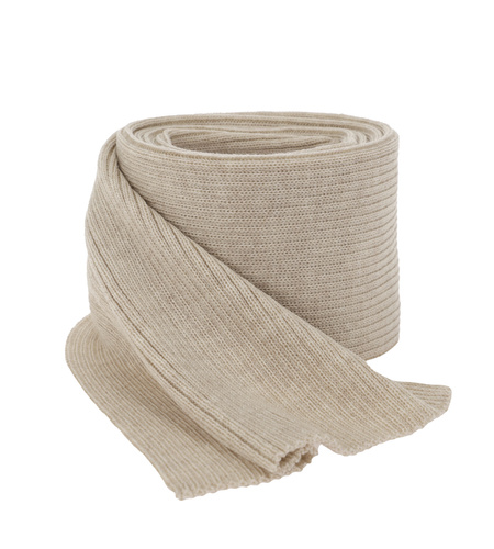 Dam vinter halsduk, beige, 100% Merino Ull, Jessica