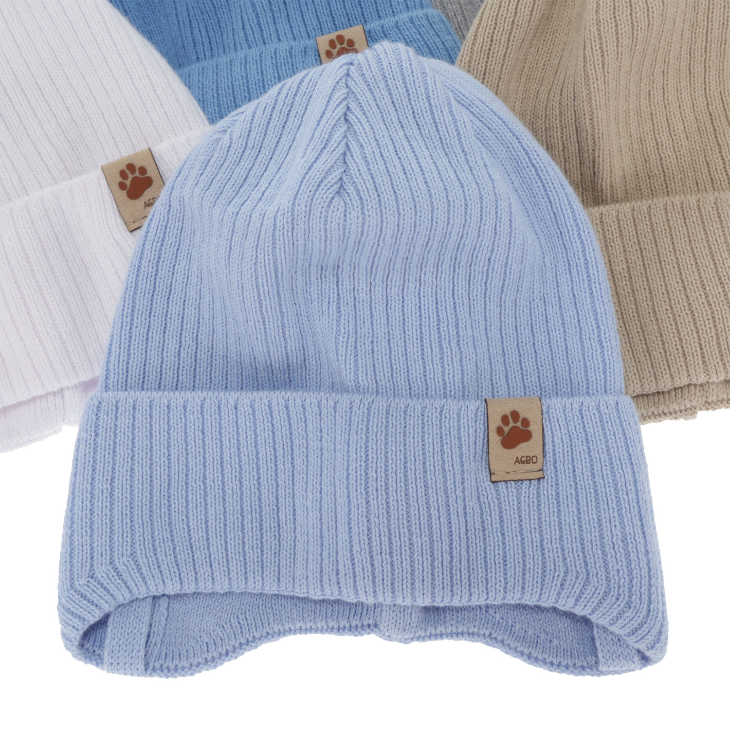 Pojke höst/vår mössa, grå, med knytband, 100% bomull, Elmar