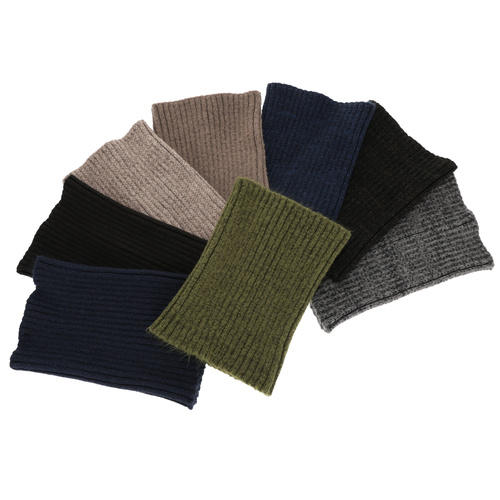 Herr vinter tubhalsduk, blå, med merinull, Best