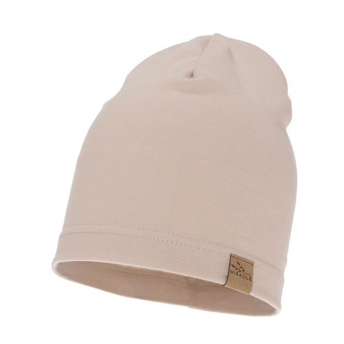 Dam höst/vår mössa, ljusbeige, bomull, Brema