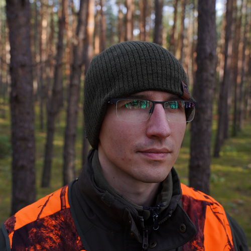 Herr vintermössa, grå, med merinull, Bird