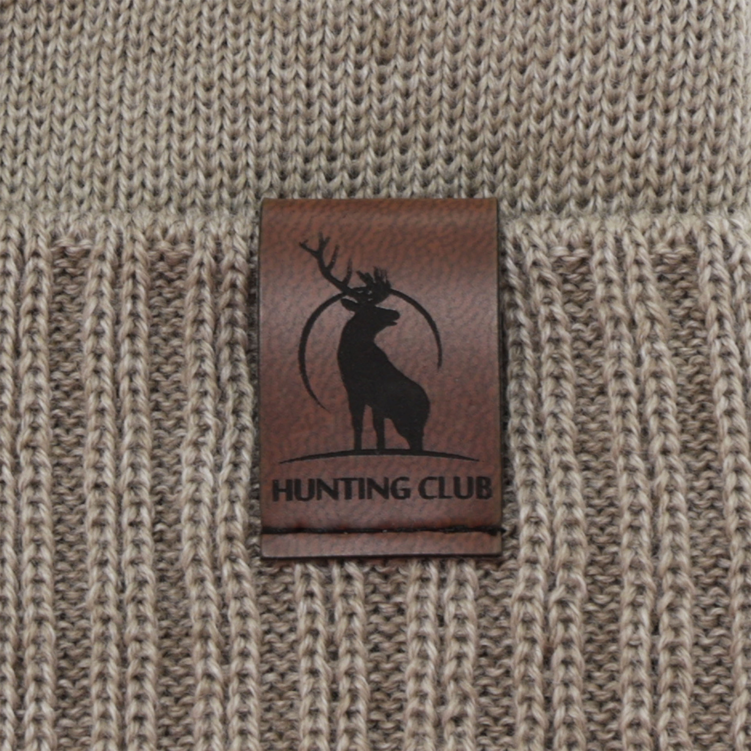 Herr vintermössa, ljusbrun, med merinull, Hogan