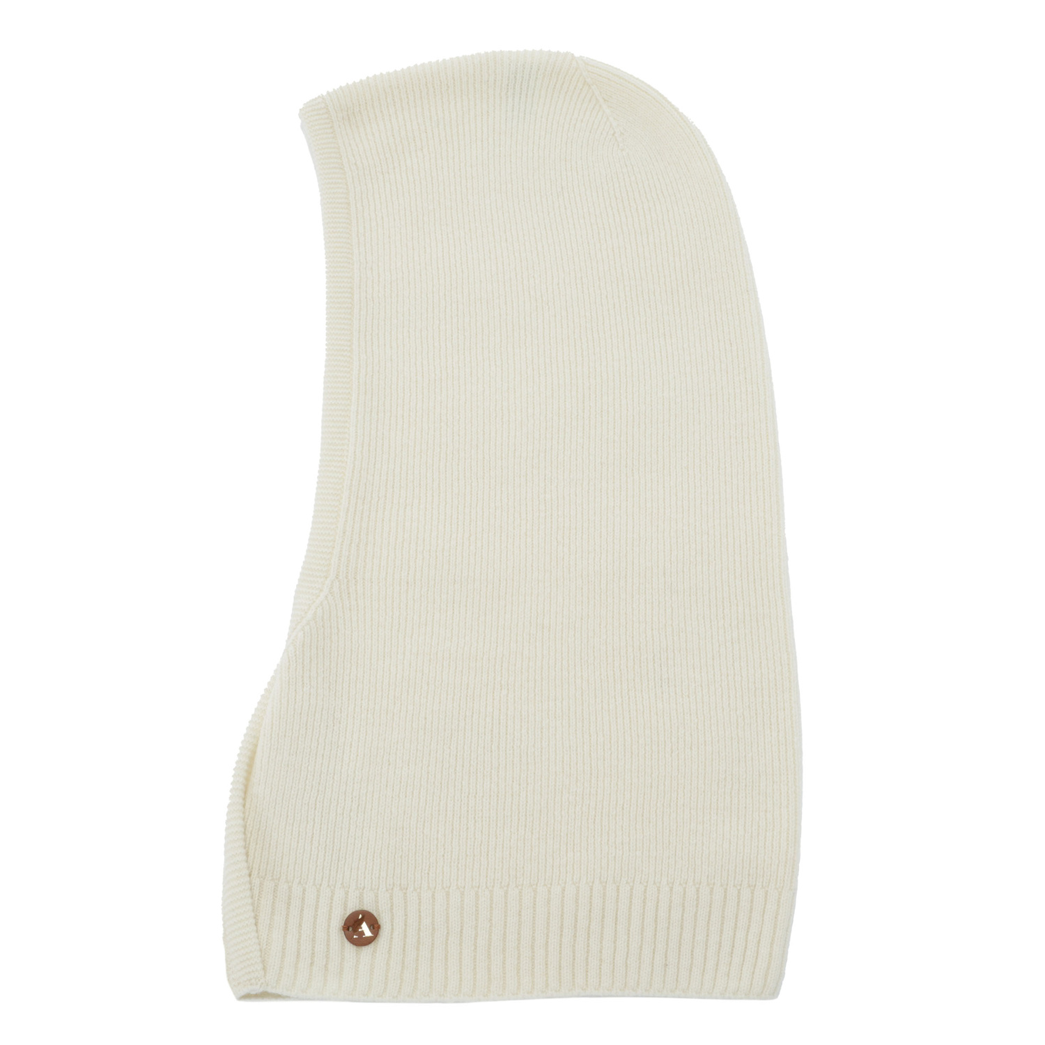 Balaclava höst, vinter, dam, krämfärgad, merinull med kaschmir, Kiruna