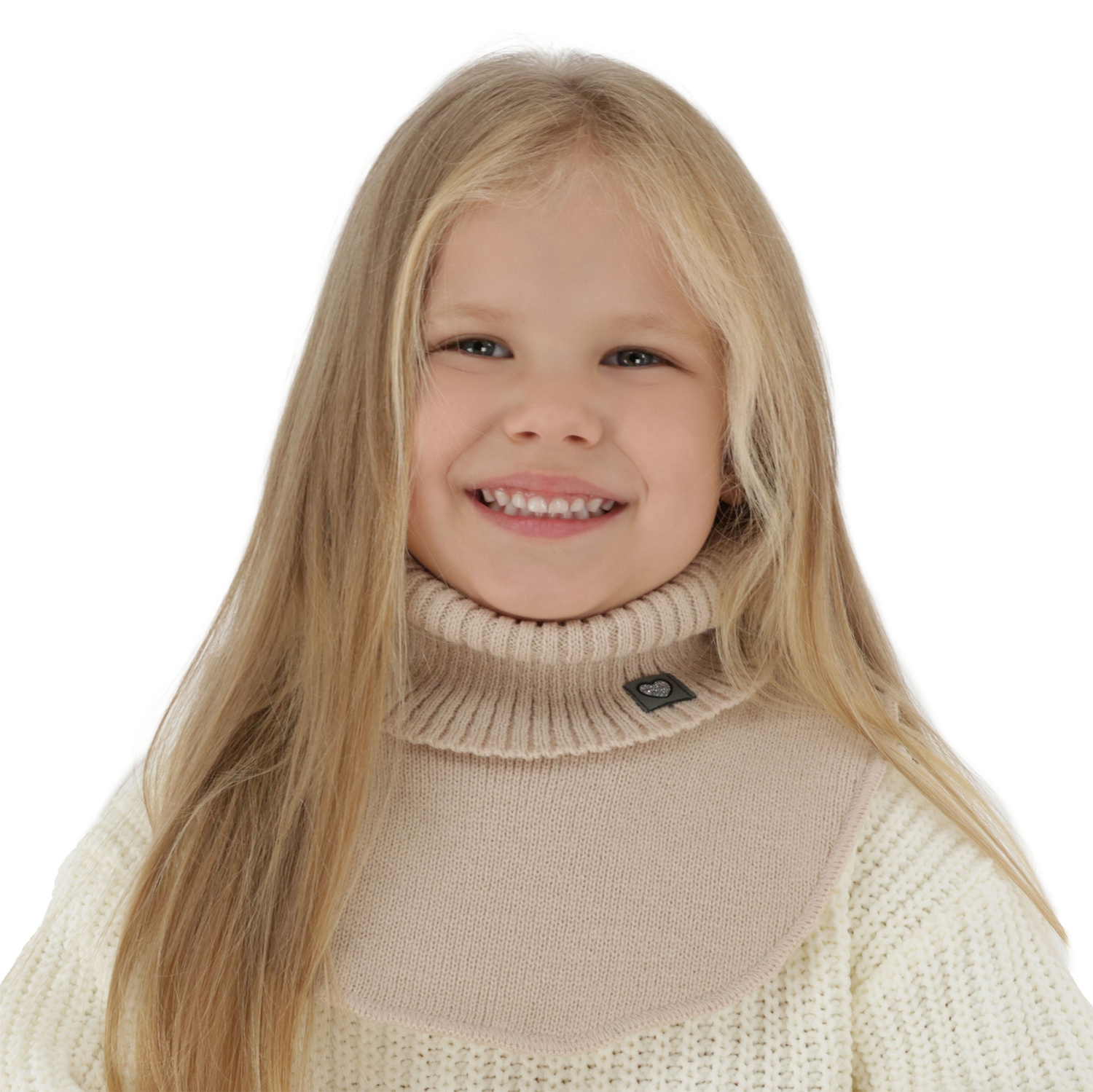 Flicka vinter mössa, beige, Rafa