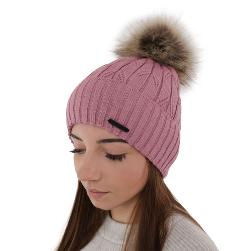 Dam vintermössa, camel, med merinull, Talaria