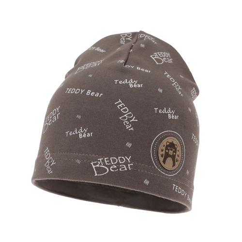 Pojke höst/vår mössa, brun, Tedi