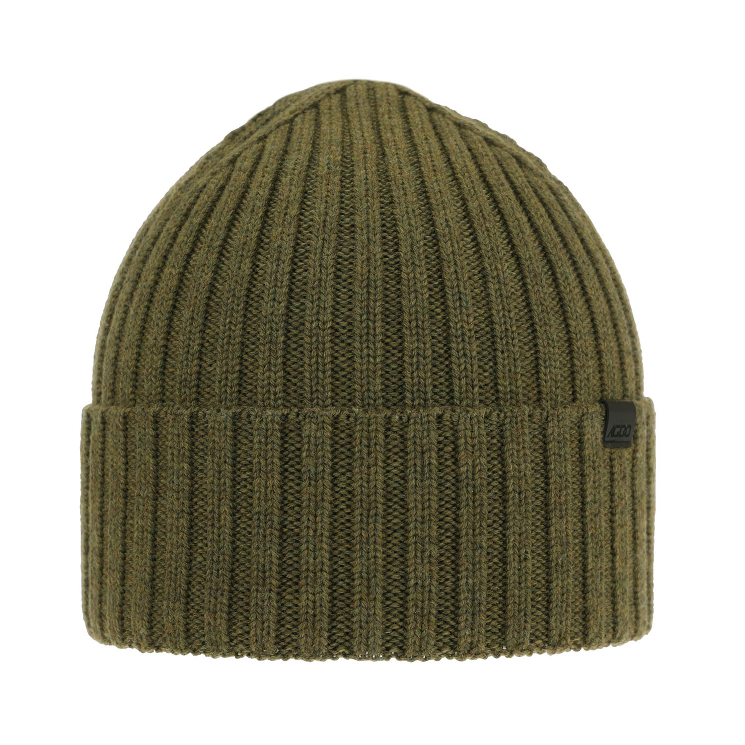 Herr vintermössa, olivgrön, 100% Merino Ull, Nathan