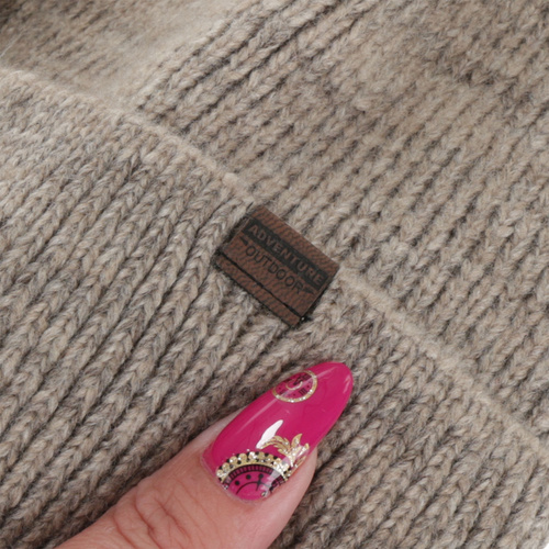 Herr vintermössa, marinblå, med merinull, Korins