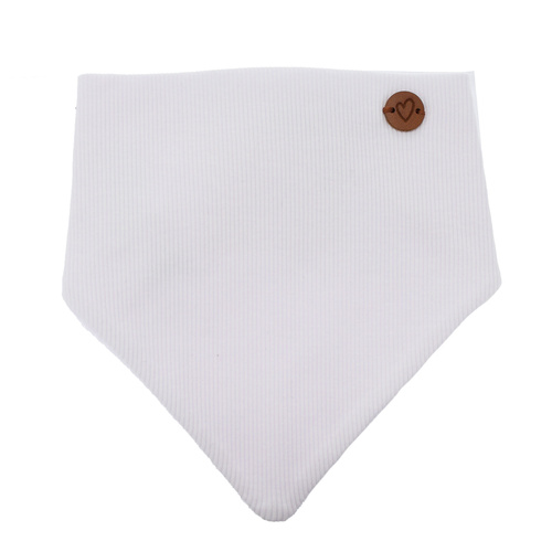 Flicka höst/vår huvudduk, vit, bomull, Lucy