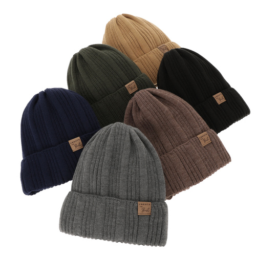 Pojke vinter set: mössa och tubhalsduk, ljusbrun, Klaris