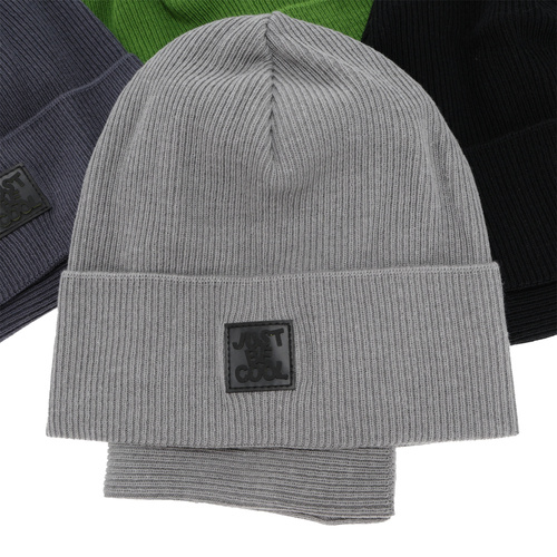 Pojke höst/vår set: mössa och tubhalsduk, blå, med bomull, Jonas