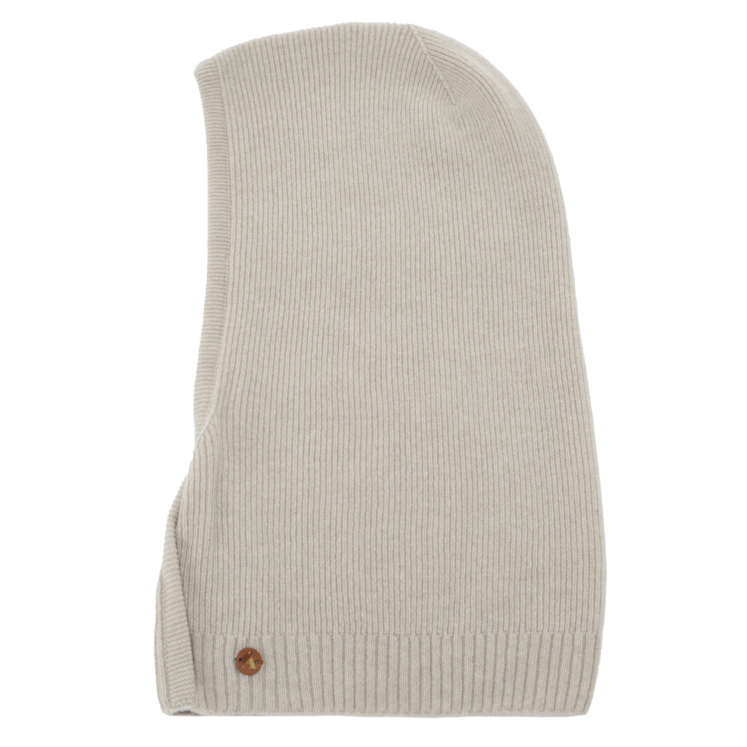 Balaclava höst, vinter, dam, beige, merinull med kaschmir, Kiruna