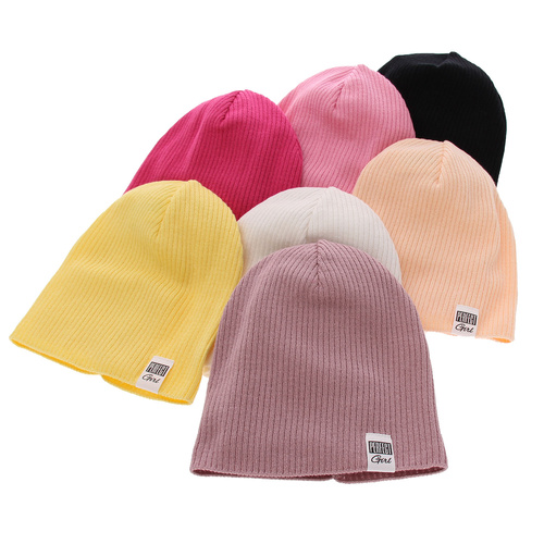 Flicka höst/vår set: mössa och halsduk, rosa, med bomull, Farinka