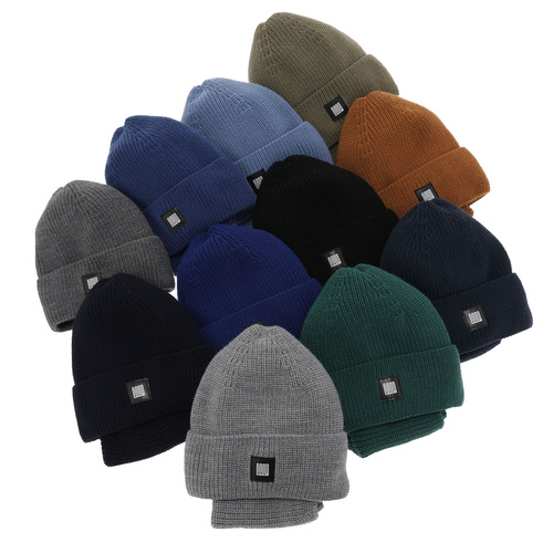 Pojke vinter set: mössa och halsduk, svart, Amadeo