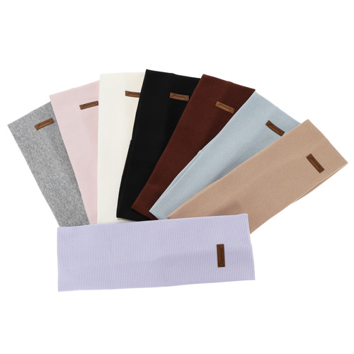 Pannband för höst och vår, dam, svart, bomull Sharon