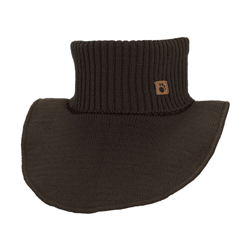 Pojke vinter halsvärmare, brun, fodrad, Lamor