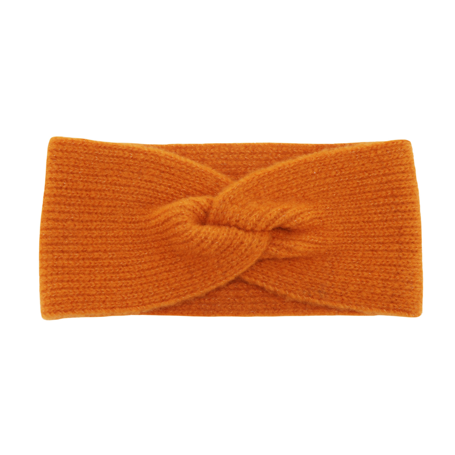 Dam vinter pannband, orange, med pompom, Florence