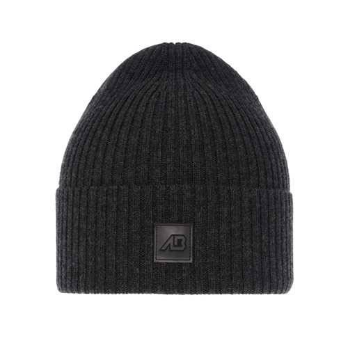 Herr vintermössa, mörkgrå, 100% Merino Ull, Matias