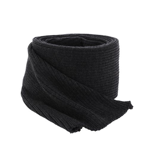 Herr vinter halsduk, mörkgrå, 100% Merino Ull, Brayan