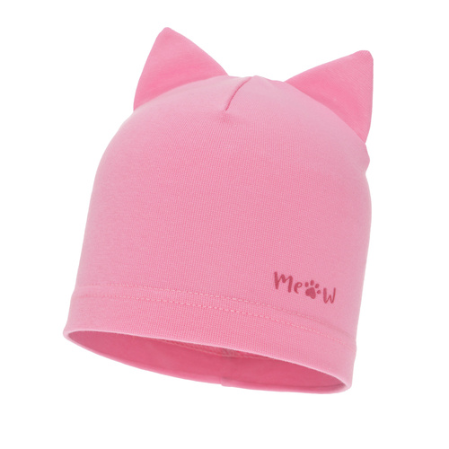 Flicka höst/vår mössa, rosa, Jaspera