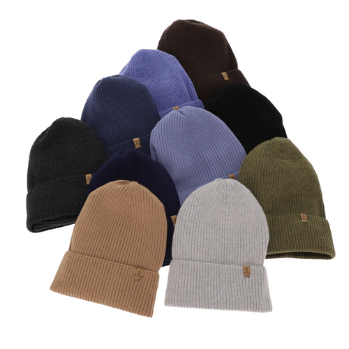 Pojke höst/vår set: mössa och tubhalsduk, blå, 100% Merino Ull, Lemas