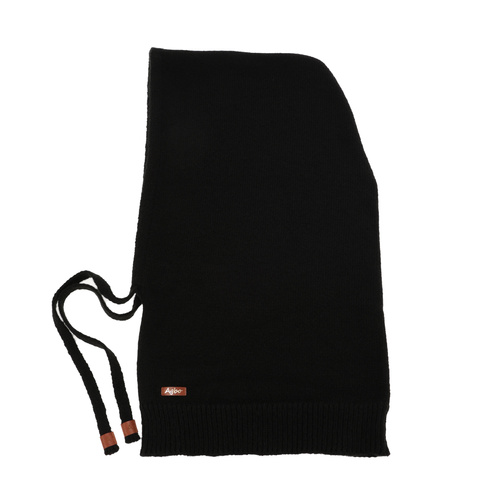 Dam vinter balaclava, svart, med merinull, Elizabeth