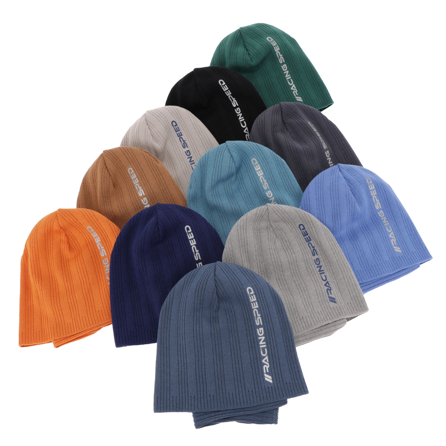 Pojke höst/vår set: mössa och halsduk, orange, med bomull, Kolorado