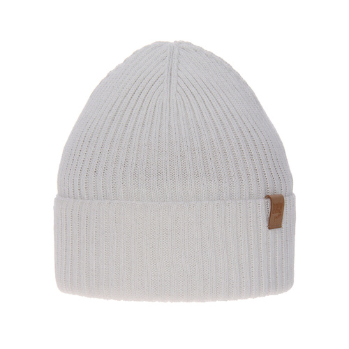 Flicka höst/vår mössa, krämig, med bomull, Isumi