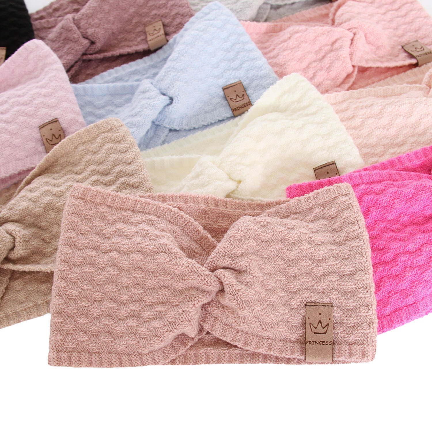 Flicka höst/vår pannband, beige, Goja